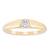 18ct Yellow Gold .16ct Diamond Gypsy Ring-Ring-Walker & Hall