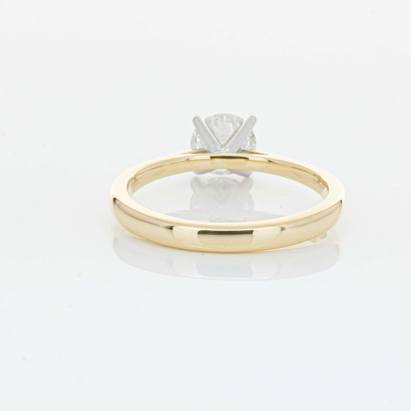 14ct Yellow Gold 1.00ct Diamond Luna Ring-Ring-Walker & Hall