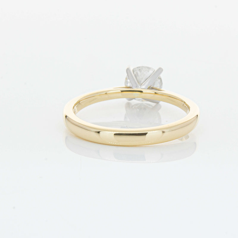 14ct Yellow Gold 1.00ct Diamond Luna Ring-Ring-Walker & Hall