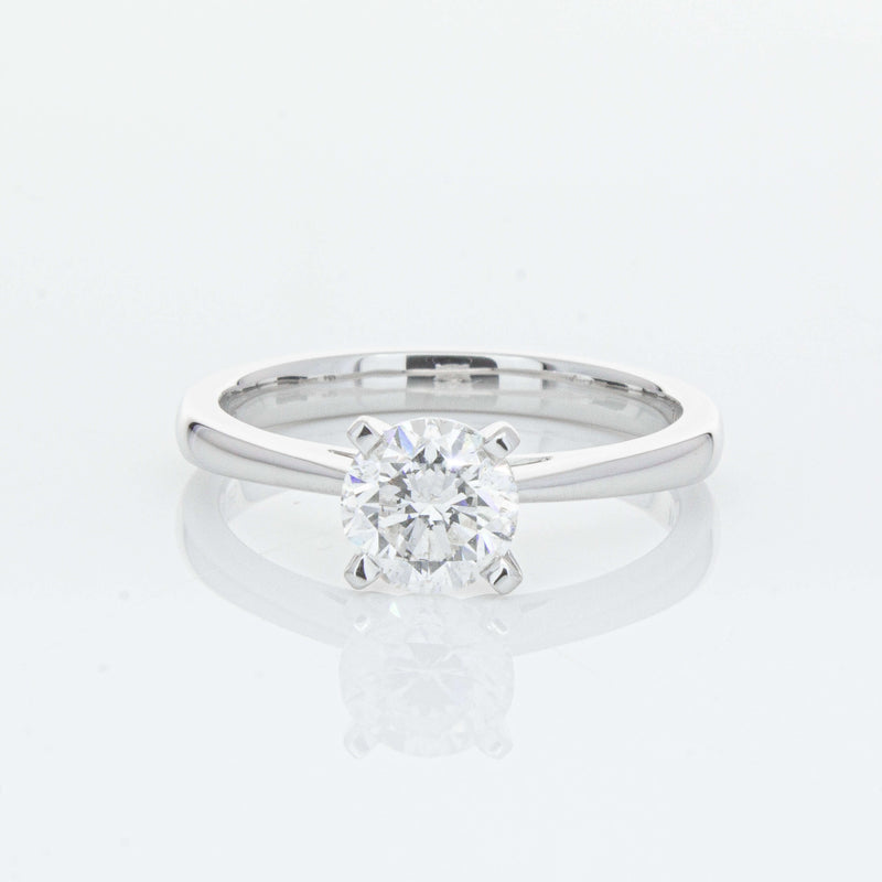 14ct White Gold 1.00ct Diamond Luna Ring-Ring-Walker & Hall