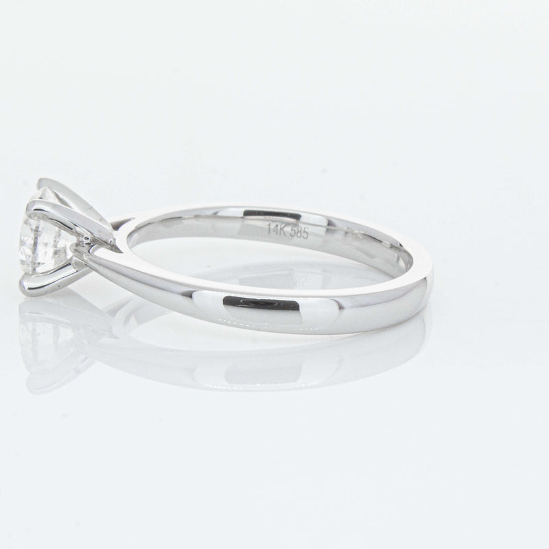 14ct White Gold 1.00ct Diamond Luna Ring-Ring-Walker & Hall