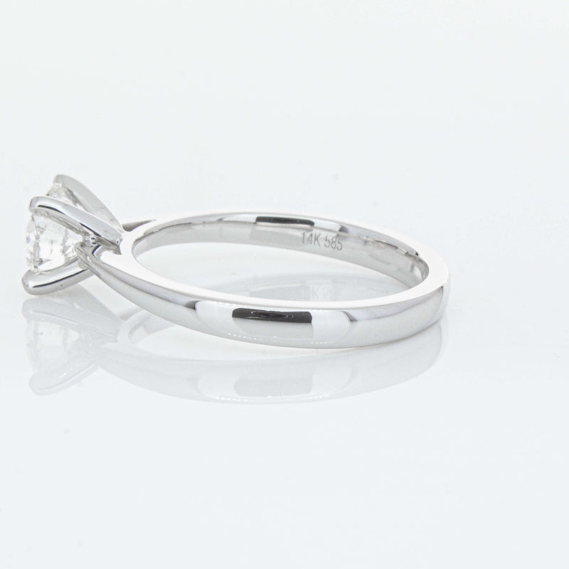 14ct White Gold 1.00ct Diamond Luna Ring-Ring-Walker & Hall