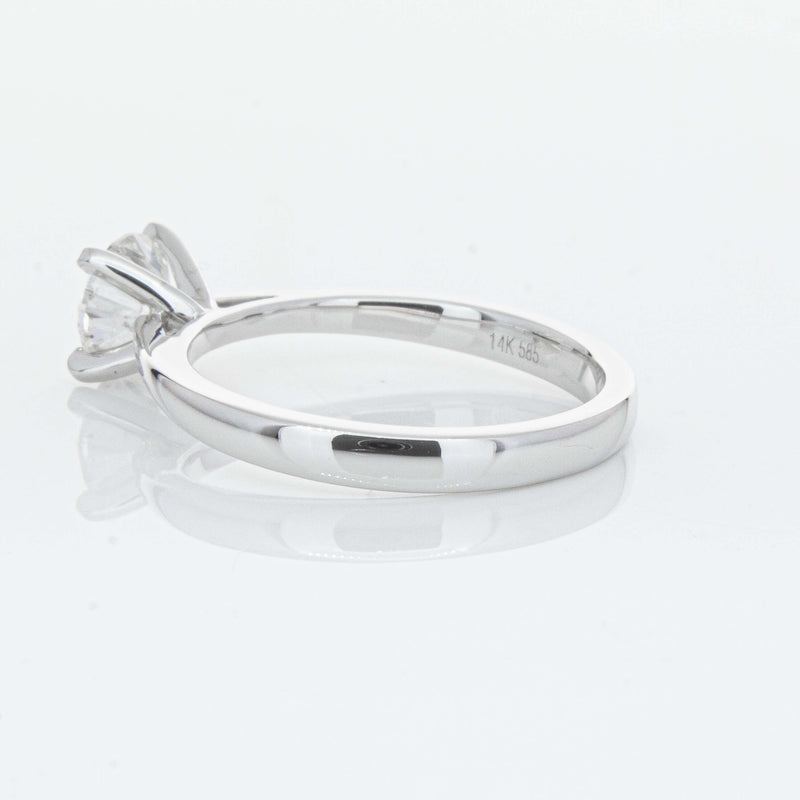 14ct White Gold 1.00ct Diamond Luna Ring-Ring-Walker & Hall