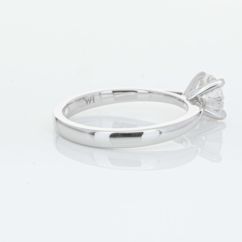 14ct White Gold 1.00ct Diamond Luna Ring-Ring-Walker & Hall