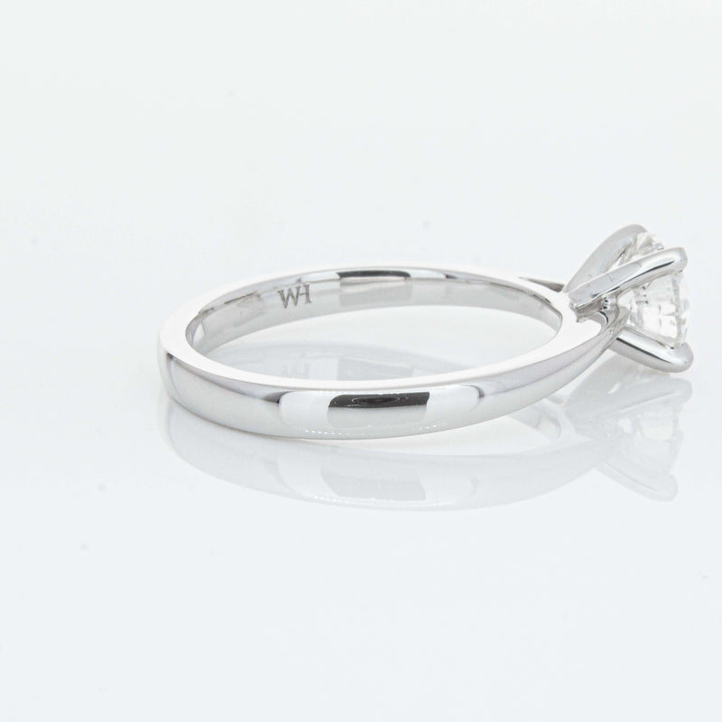 14ct White Gold 1.00ct Diamond Luna Ring-Ring-Walker & Hall