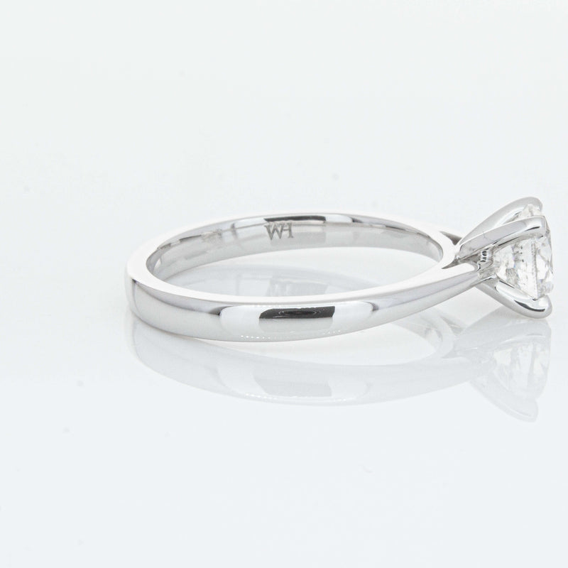 14ct White Gold 1.00ct Diamond Luna Ring-Ring-Walker & Hall