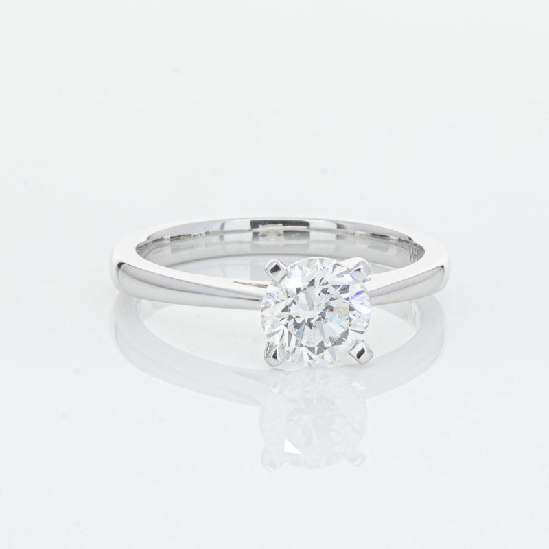 14ct White Gold 1.00ct Diamond Luna Ring-Ring-Walker & Hall