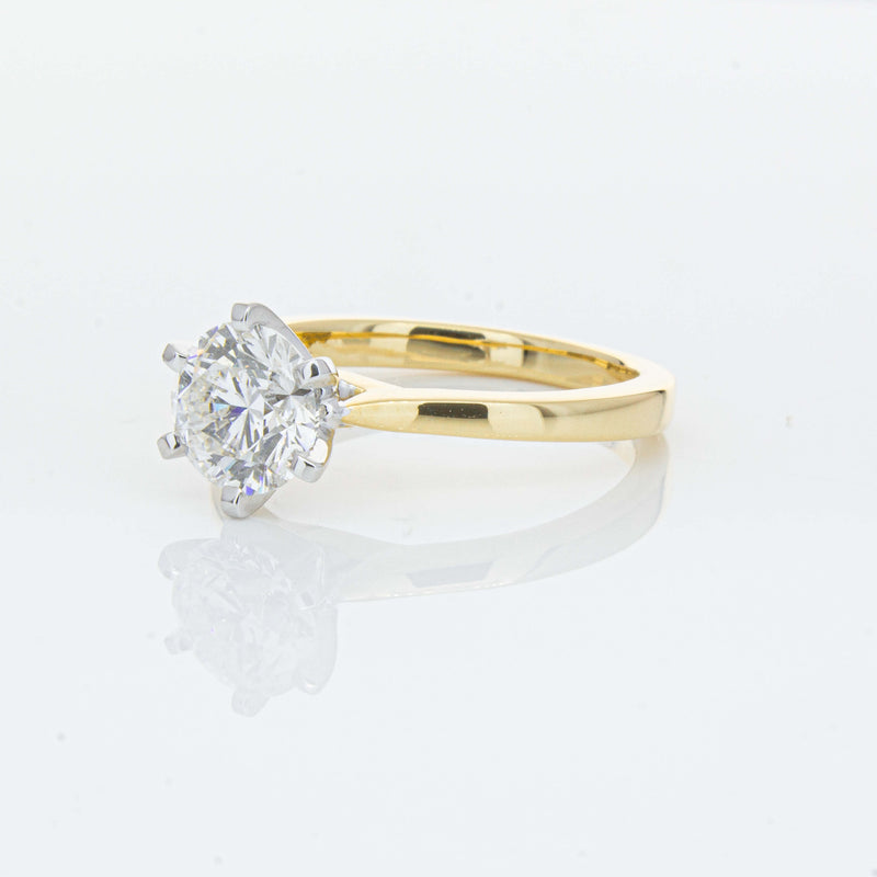 18ct Yellow Gold 1.51ct Diamond Capri Ring - Ring - Walker & Hall
