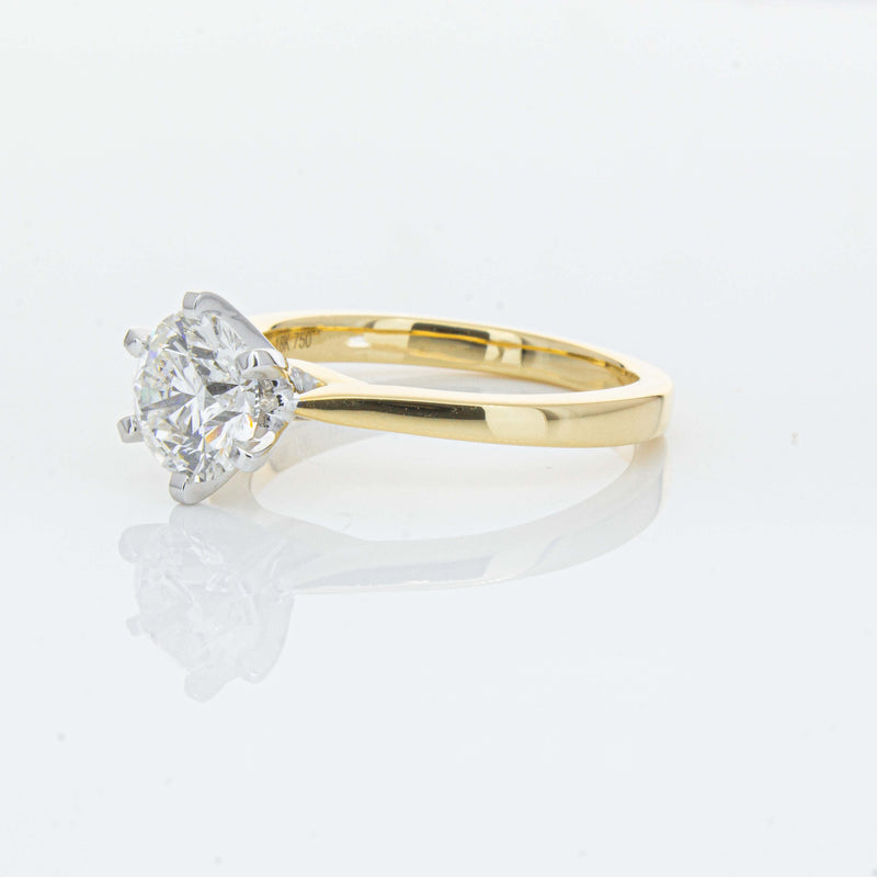 18ct Yellow Gold 1.51ct Diamond Capri Ring - Ring - Walker & Hall