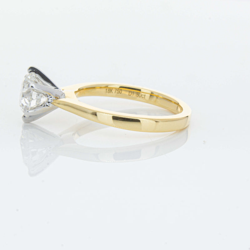 18ct Yellow Gold 1.50ct Diamond Capri Ring-Ring-Walker & Hall