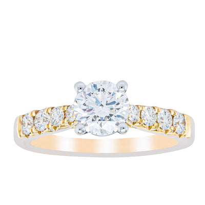 18ct Yellow Gold .90ct Diamond Phoenix Ring-Ring-Walker & Hall