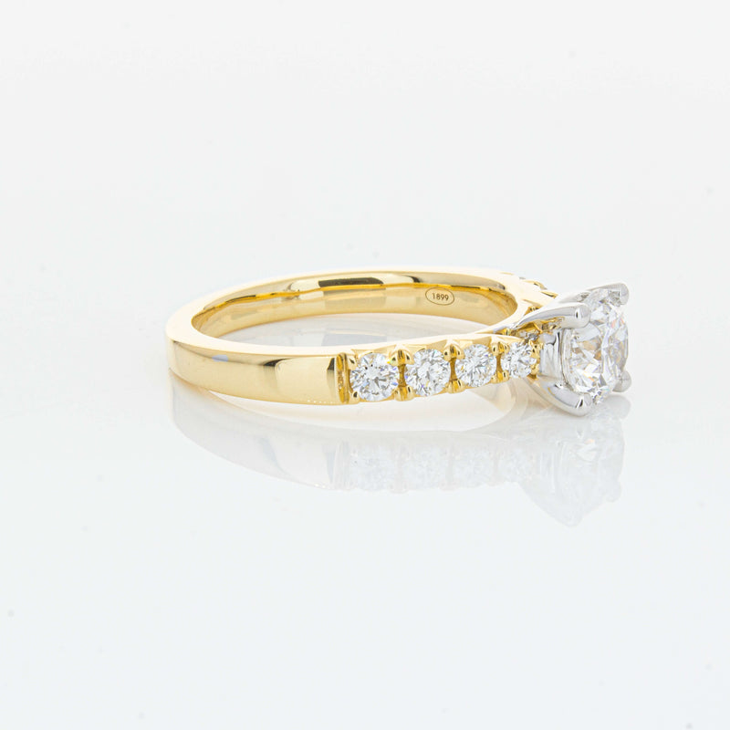 18ct Yellow Gold .90ct Diamond Phoenix Ring-Ring-Walker & Hall