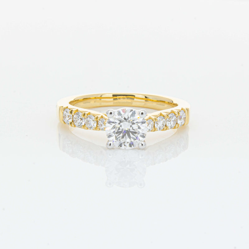 18ct Yellow Gold .90ct Diamond Phoenix Ring-Ring-Walker & Hall