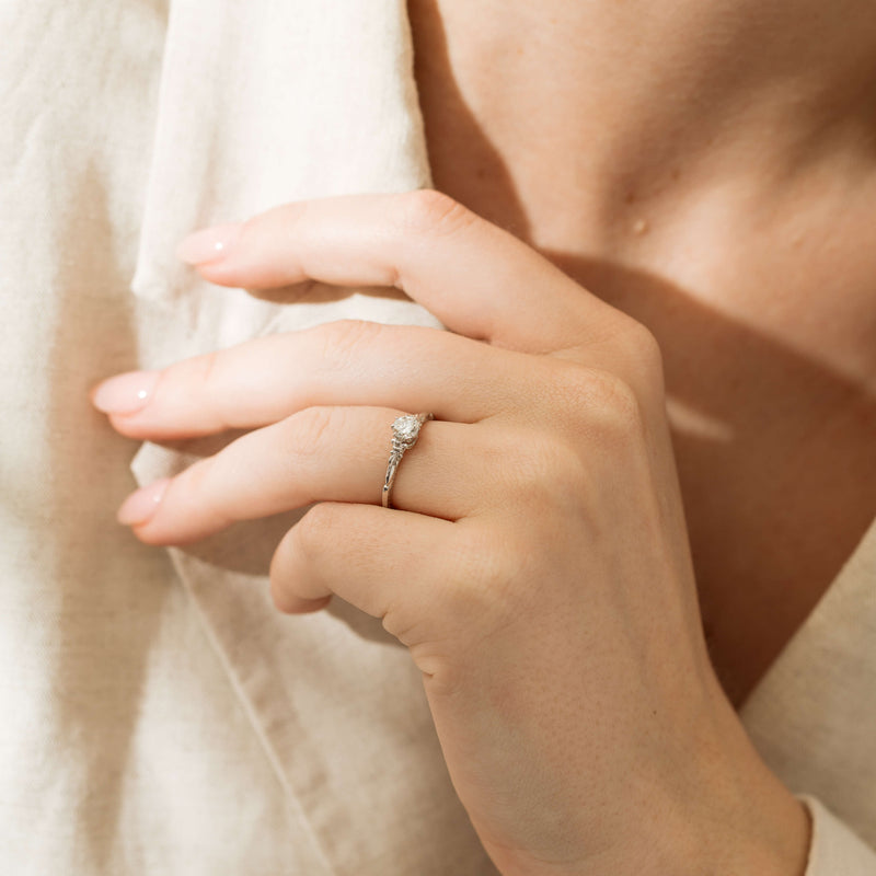 Deja Vu Platinum .40ct Diamond Ring-Ring-Walker & Hall