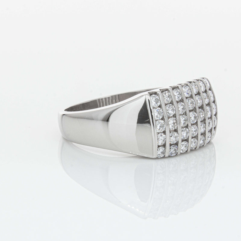 Deja Vu Platinum .70ct Diamond Ring-Ring-Walker & Hall