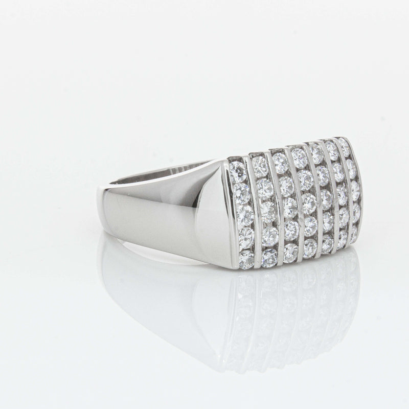 Deja Vu Platinum .70ct Diamond Ring-Ring-Walker & Hall