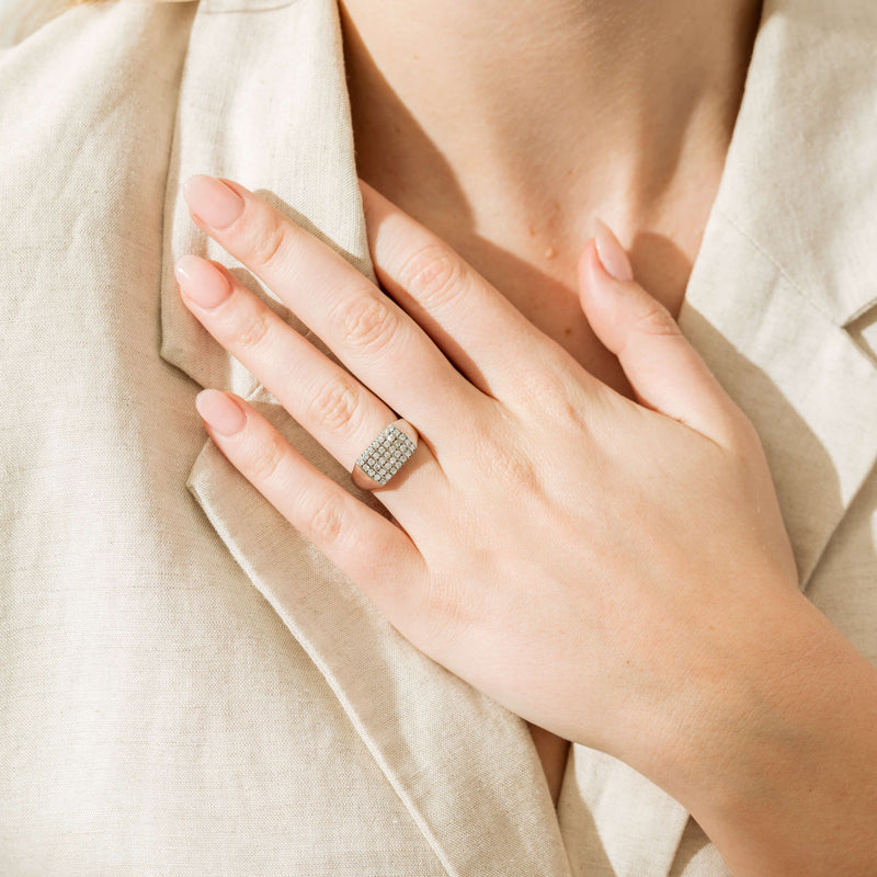 Deja Vu Platinum .70ct Diamond Ring-Ring-Walker & Hall