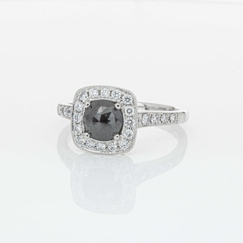 Platinum Black Diamond Aurora Ring-Ring-Walker & Hall