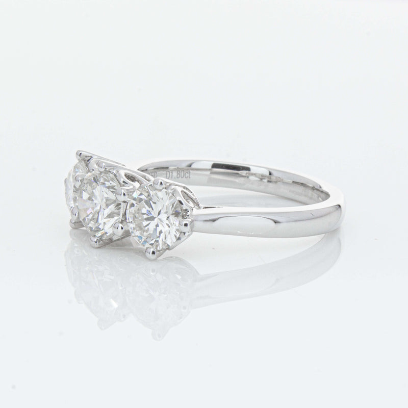 Platinum 1.80ct Reclaimed Diamond Coronado Ring-Ring-Walker & Hall