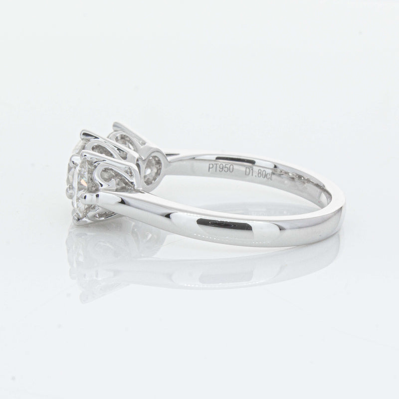 Platinum 1.80ct Reclaimed Diamond Coronado Ring-Ring-Walker & Hall