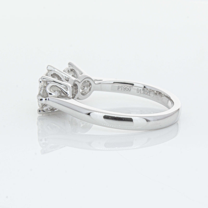 Platinum 1.80ct Reclaimed Diamond Coronado Ring-Ring-Walker & Hall