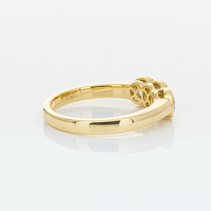 18ct Yellow Gold .91ct Diamond Three-Stone Natalia Ring-Ring-Walker & Hall