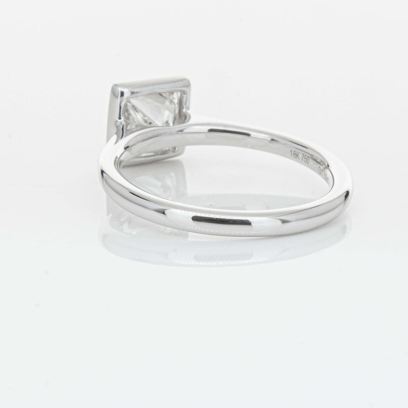 18ct White Gold 1.50ct Reclaimed Princess Cut Diamond Natalia Ring-Ring-Walker & Hall