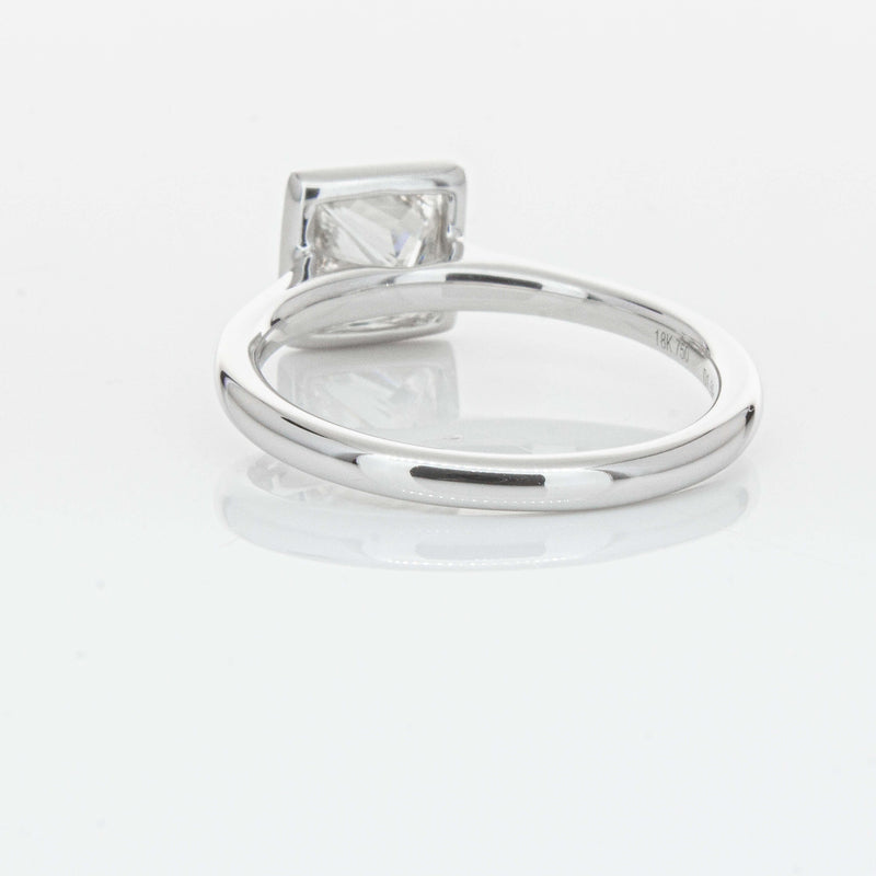 18ct White Gold 1.50ct Reclaimed Princess Cut Diamond Natalia Ring-Ring-Walker & Hall
