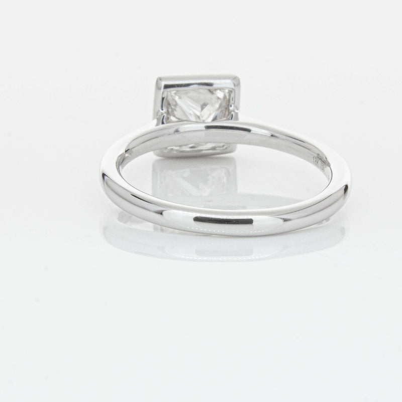 18ct White Gold 1.50ct Reclaimed Princess Cut Diamond Natalia Ring-Ring-Walker & Hall