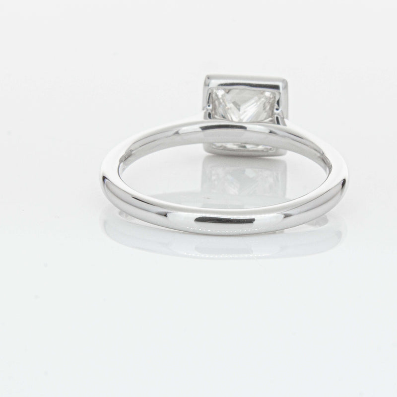 18ct White Gold 1.50ct Reclaimed Princess Cut Diamond Natalia Ring-Ring-Walker & Hall