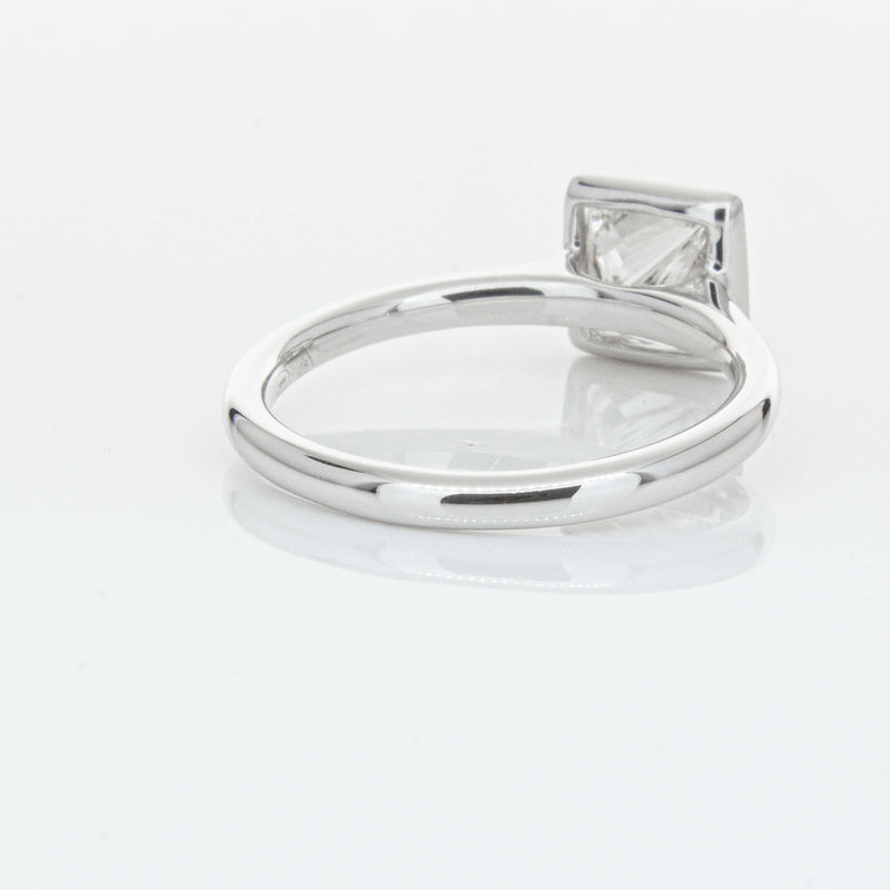 18ct White Gold 1.50ct Reclaimed Princess Cut Diamond Natalia Ring-Ring-Walker & Hall