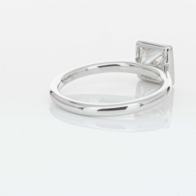 18ct White Gold 1.50ct Reclaimed Princess Cut Diamond Natalia Ring-Ring-Walker & Hall