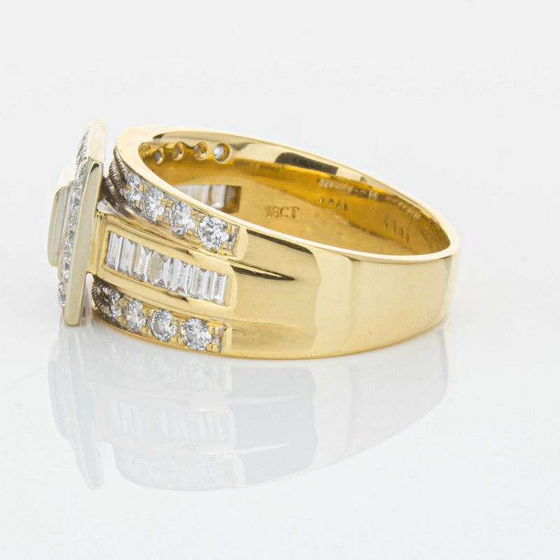 Deja Vu 18ct Yellow & White Gold 1.03ct Diamond Ring-Ring-Walker & Hall