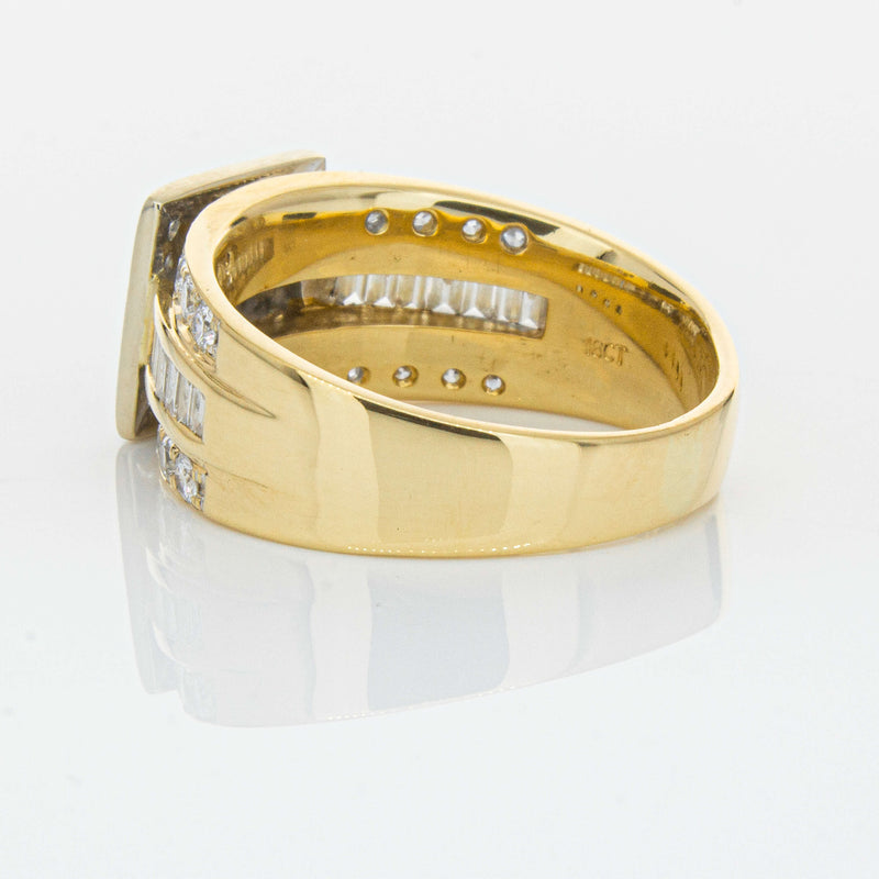 Deja Vu 18ct Yellow & White Gold 1.03ct Diamond Ring-Ring-Walker & Hall