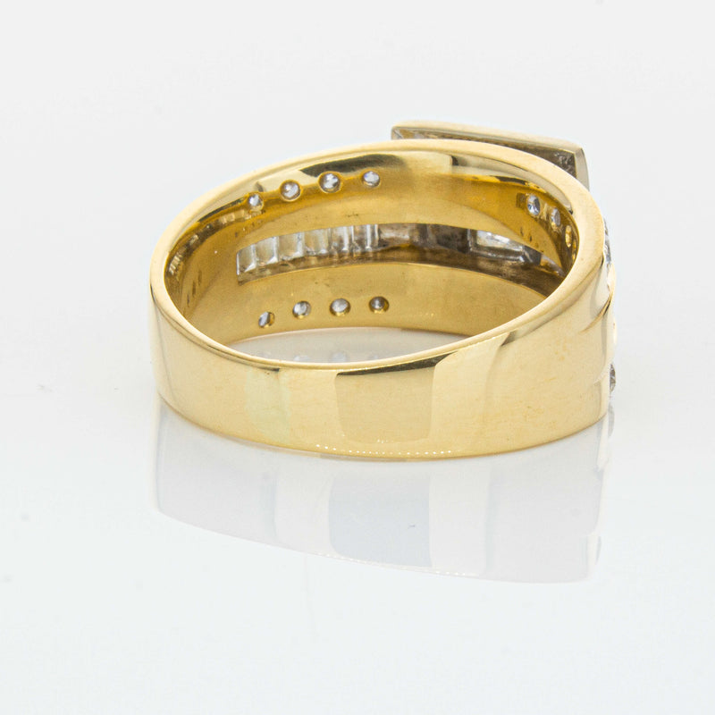 Deja Vu 18ct Yellow & White Gold 1.03ct Diamond Ring-Ring-Walker & Hall