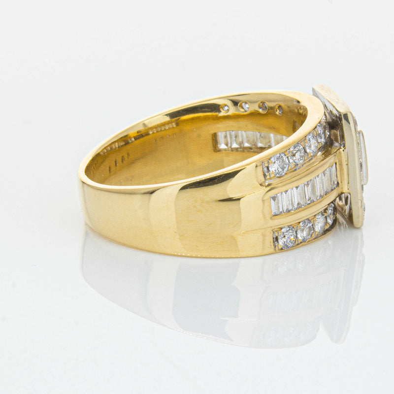 Deja Vu 18ct Yellow & White Gold 1.03ct Diamond Ring-Ring-Walker & Hall