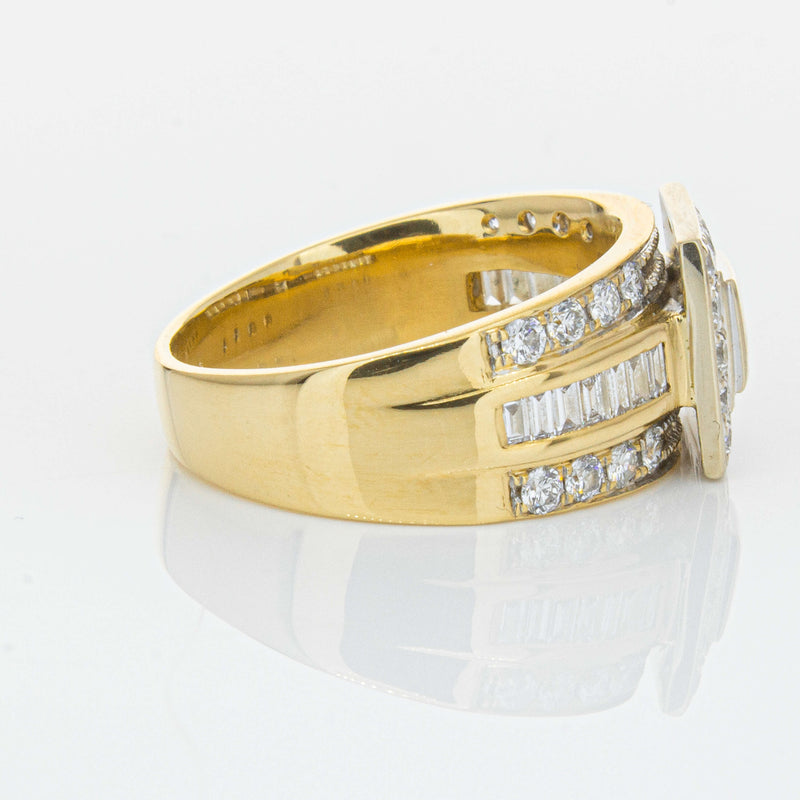 Deja Vu 18ct Yellow & White Gold 1.03ct Diamond Ring-Ring-Walker & Hall