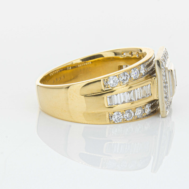 Deja Vu 18ct Yellow & White Gold 1.03ct Diamond Ring-Ring-Walker & Hall