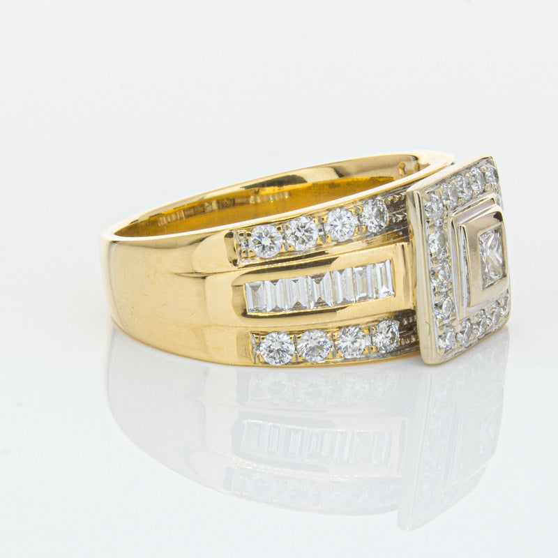 Deja Vu 18ct Yellow & White Gold 1.03ct Diamond Ring-Ring-Walker & Hall