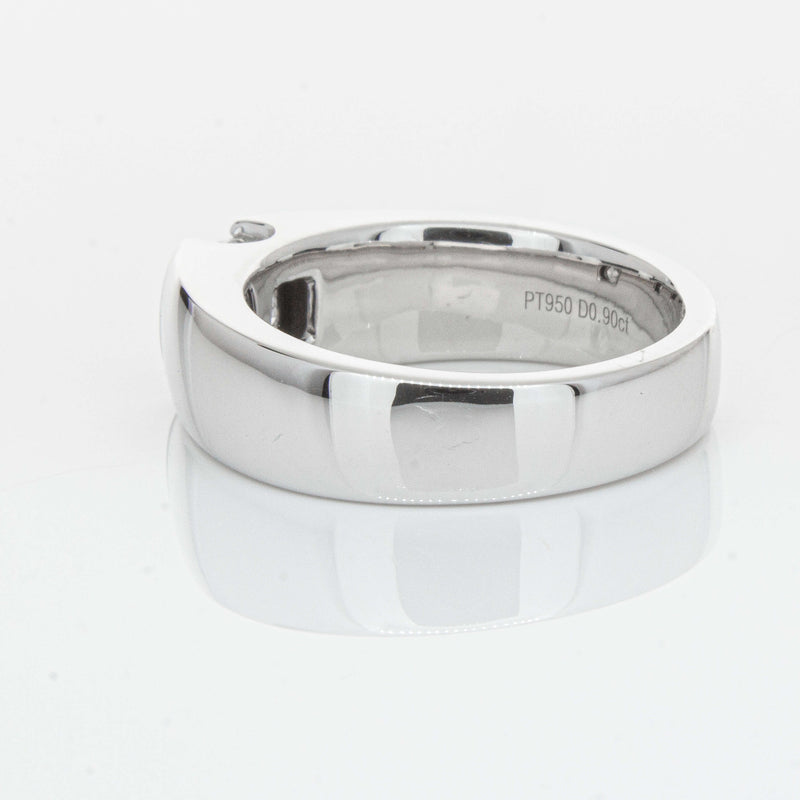 Platinum .90ct Cushion Cut Reclaimed Diamond Ring - Ring - Walker & Hall