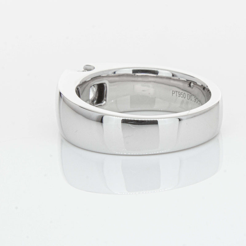 Platinum .90ct Cushion Cut Reclaimed Diamond Ring - Ring - Walker & Hall