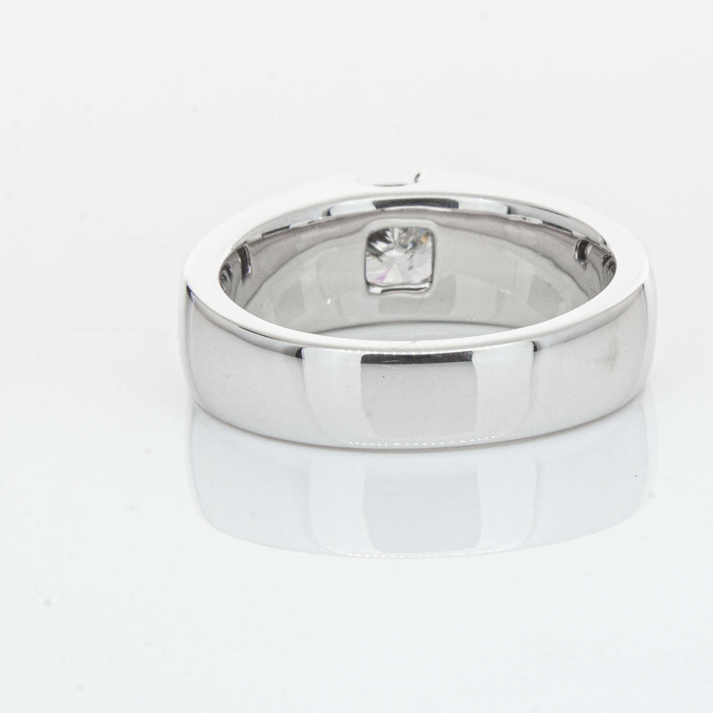 Platinum .90ct Cushion Cut Reclaimed Diamond Ring - Ring - Walker & Hall