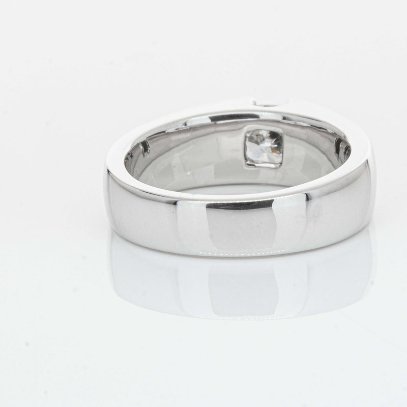 Platinum .90ct Cushion Cut Reclaimed Diamond Ring - Ring - Walker & Hall