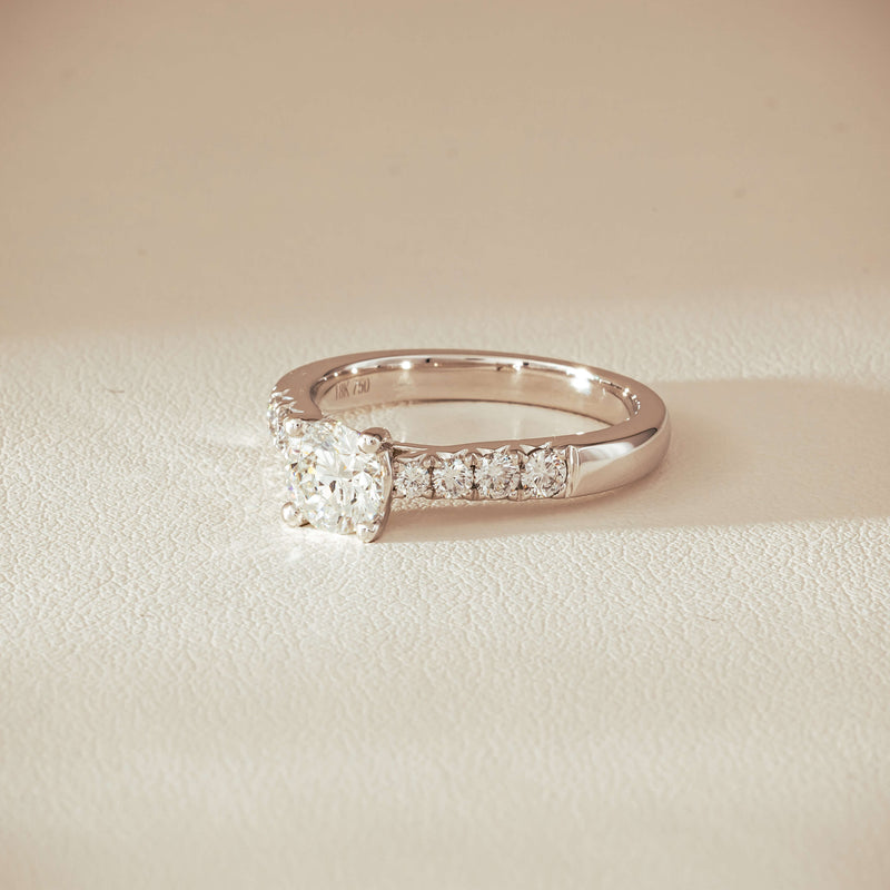 18ct White Gold .80ct Diamond Phoenix Ring - Ring - Walker & Hall