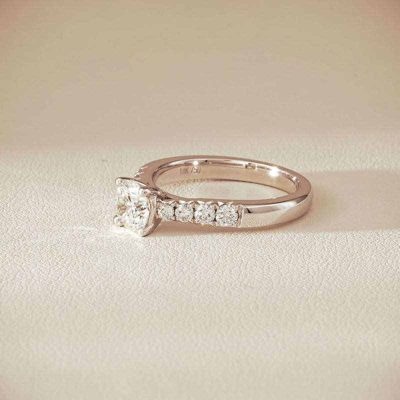 18ct White Gold .80ct Diamond Phoenix Ring - Ring - Walker & Hall