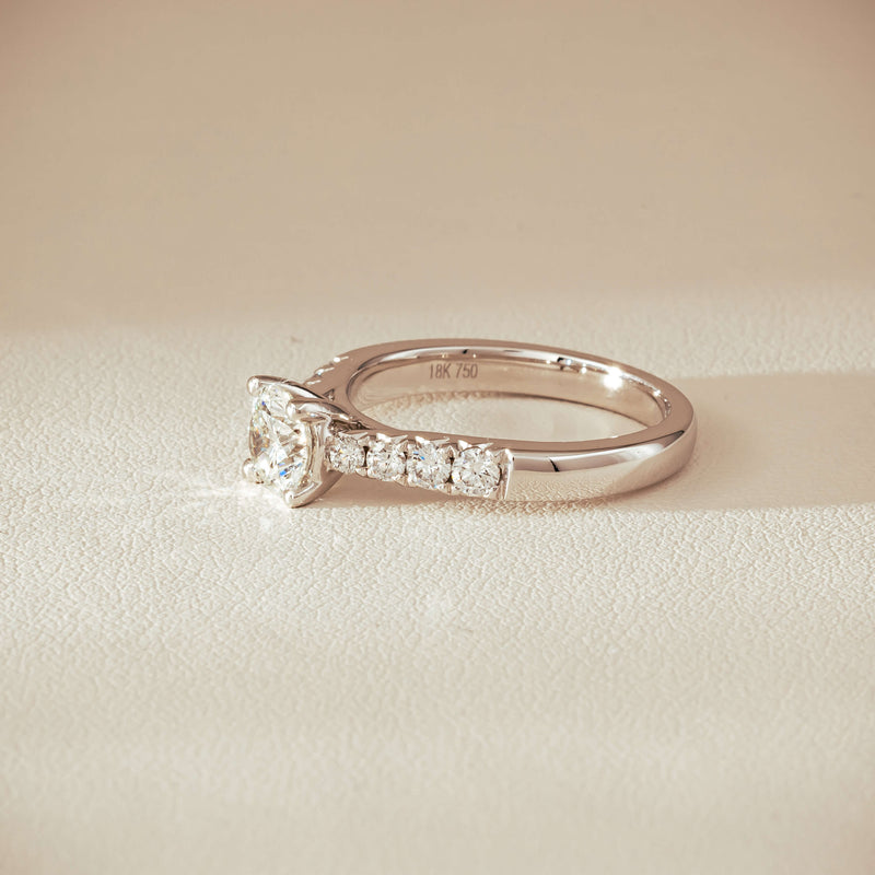 18ct White Gold .80ct Diamond Phoenix Ring - Ring - Walker & Hall