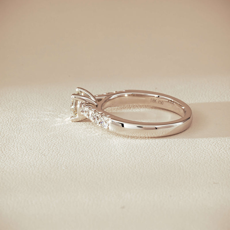 18ct White Gold .80ct Diamond Phoenix Ring - Ring - Walker & Hall