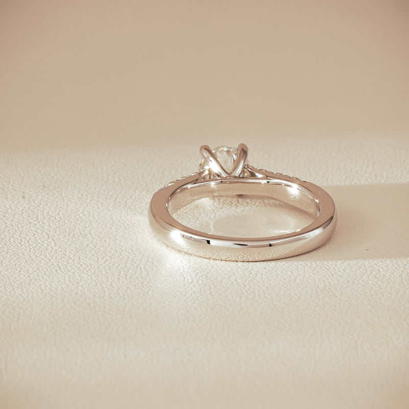 18ct White Gold .80ct Diamond Phoenix Ring - Ring - Walker & Hall