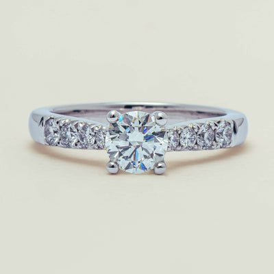 18ct White Gold .80ct Diamond Phoenix Ring - Ring - Walker & Hall