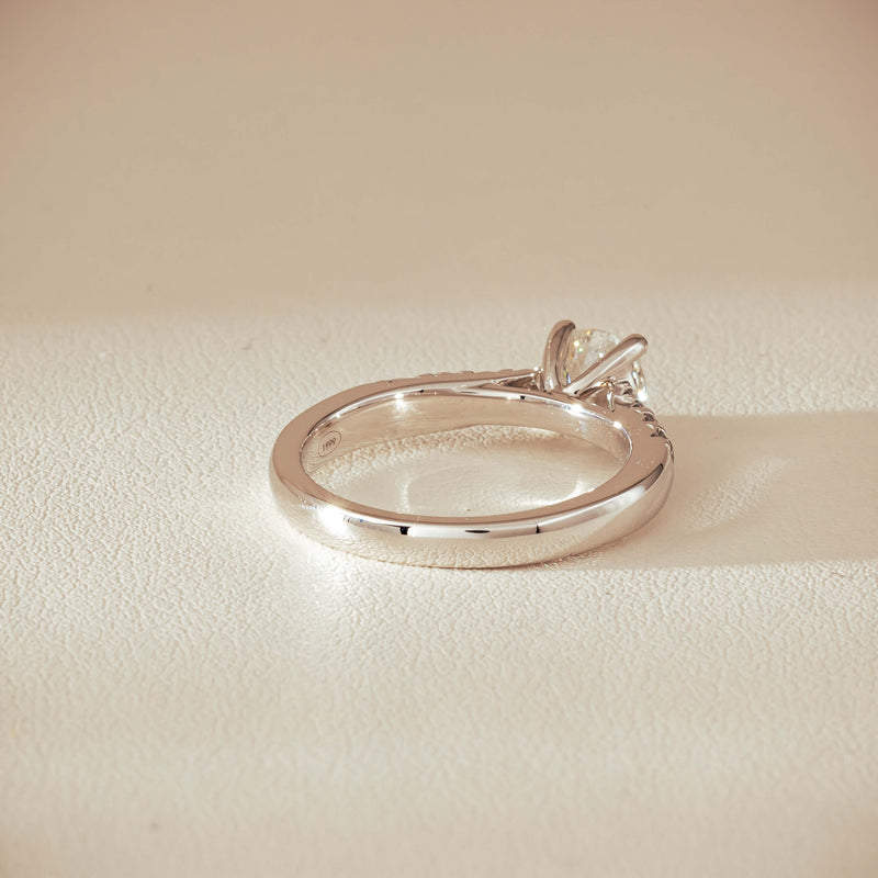 18ct White Gold .80ct Diamond Phoenix Ring - Ring - Walker & Hall
